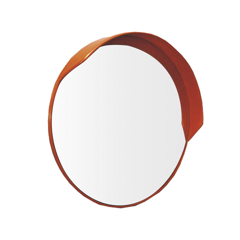 مرآة محدبة أبيض برتقالي شفاف تحريف الطريق